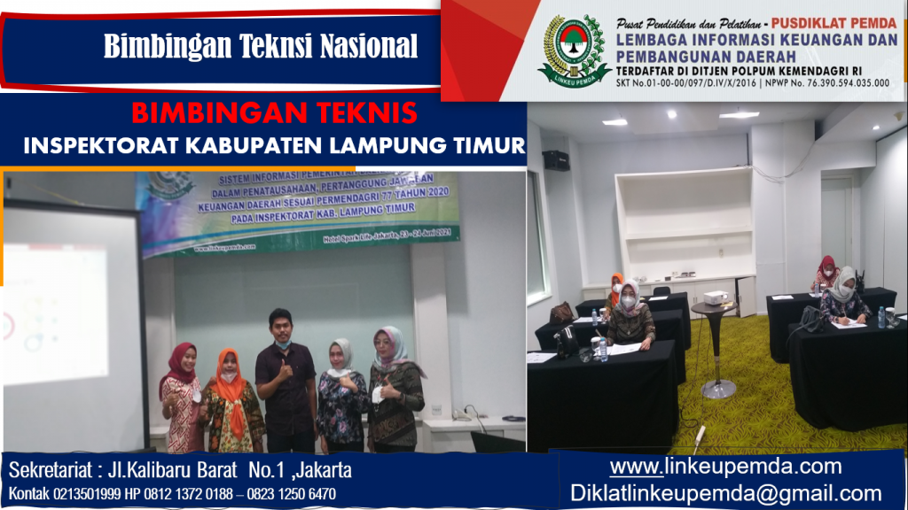 Bimtek Inspektorat Kabupaten Lampung Timur - Bimtek SIPD