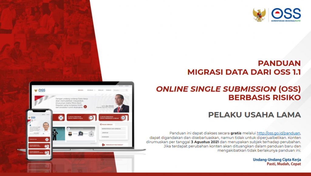 Jadwal Training Online Single Submission Risk Based Approach (OSS-RBA)
