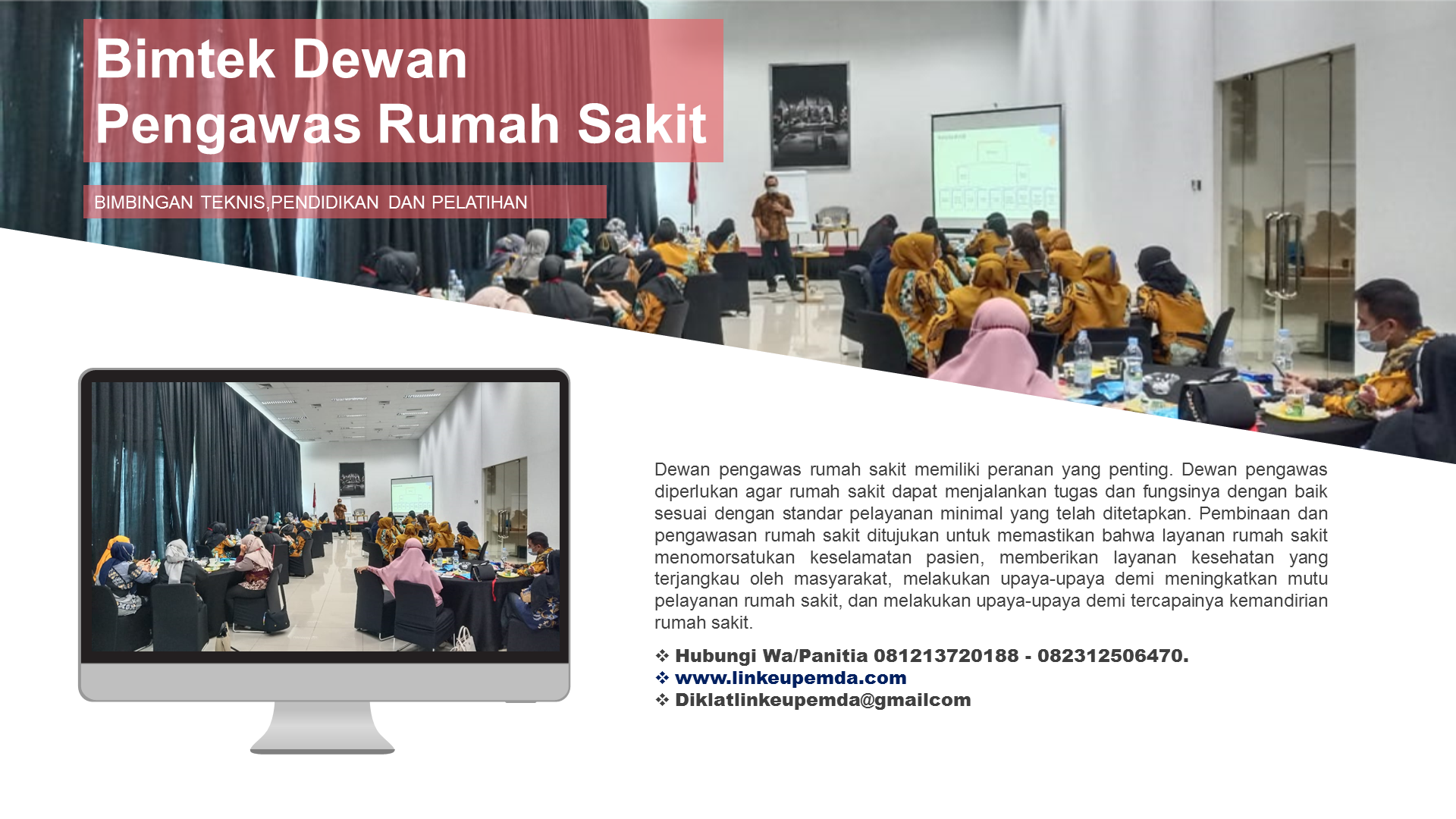 Bimtek Dewan Pengawas Rumah Sakit RS,RSUD