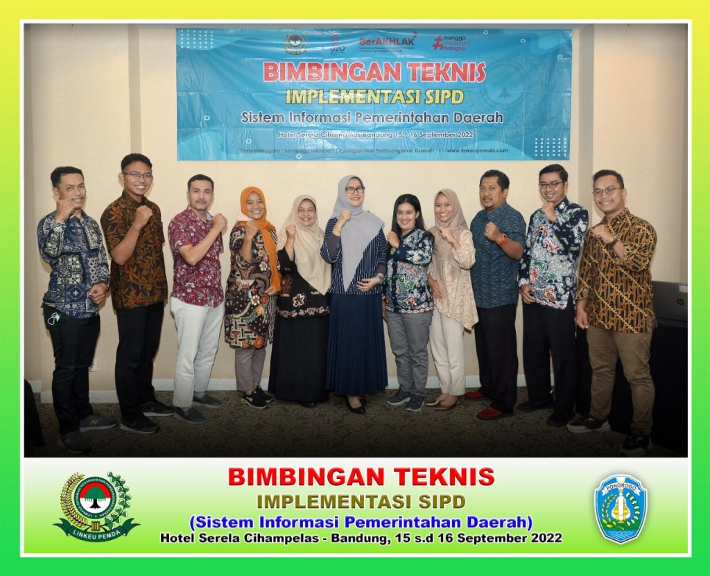 Bimtek SIPD Dari BPKAD Kabupaten Ponorogo