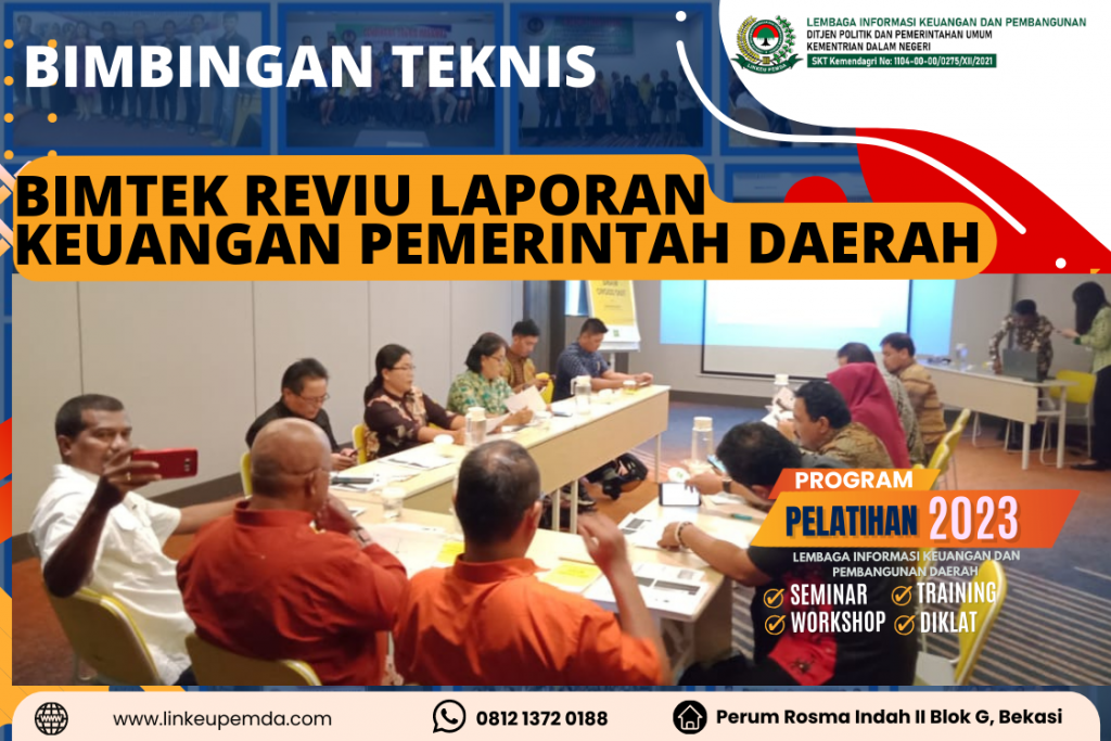 Jadwal Bimtek Reviu Laporan Keuangan Pemerintah Daerah 