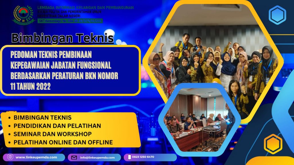 BIMTEK PEDOMAN TEKNIS PEMBINAAN KEPEGAWAIAN JABATAN FUNGSIONAL