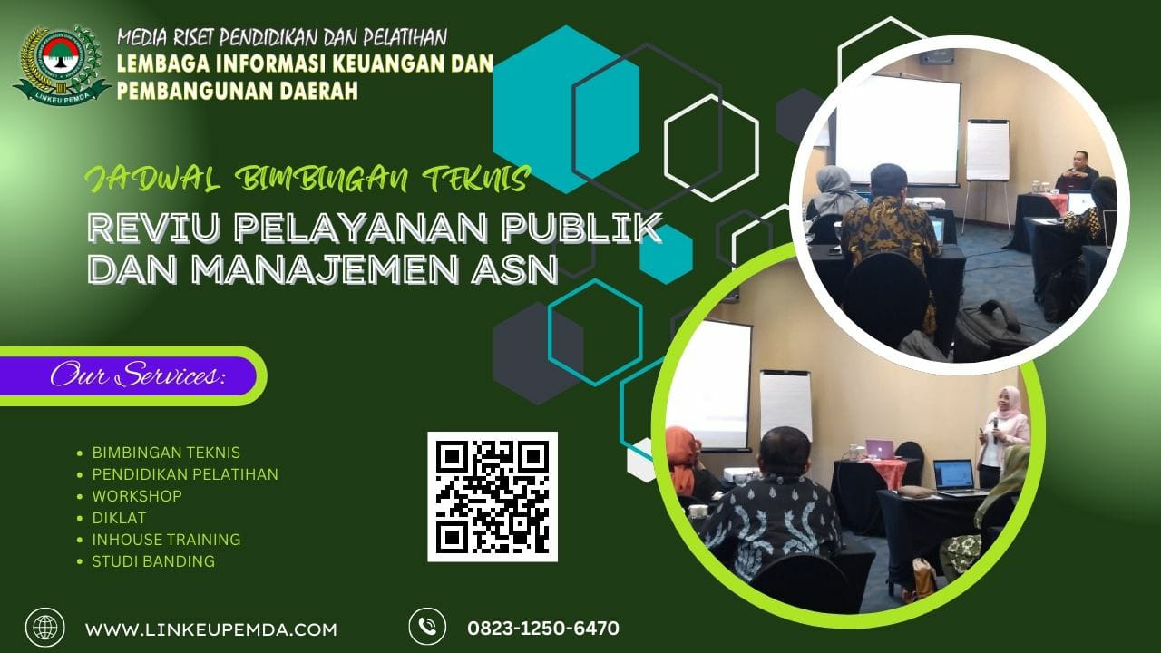 JADWAL BIMTEK REVIU PELAYANAN PUBLIK DAN MANAJEMEN ASN