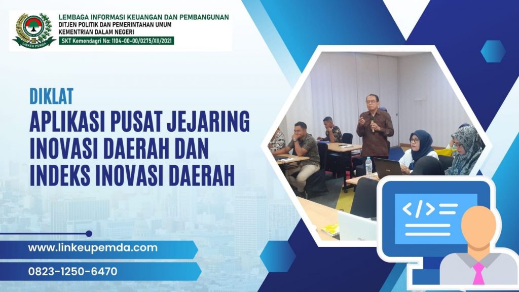 Diklat Aplikasi Pusat Jejaring Inovasi Daerah Dan Indeks Inovasi Daerah