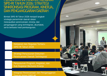 Bimtek Transformasi Perencanaan Pembangunan Daerah Berbasis SIPD-RI Tahun 2026: Strategi Sinkronisasi Program, Kinerja, dan Penganggaran Daerah