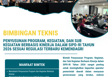 Bimtek Penyusunan Program, Kegiatan, dan Sub Kegiatan Berbasis Kinerja dalam SIPD-RI Tahun 2026 Sesuai Regulasi Terbaru Kemendagri