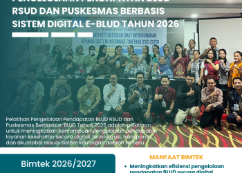 Pelatihan Pengelolaan Pendapatan BLUD RSUD dan Puskesmas Berbasis Sistem Digital e-BLUD Tahun 2026