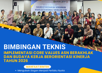 Bimtek Implementasi Core Values ASN BerAKHLAK dan Budaya Kerja Berorientasi Kinerja Tahun 2026