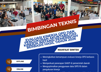 Bimtek Evaluasi Kinerja OPD dan Pengukuran Akuntabilitas Kinerja Instansi Pemerintah Berbasis Hasil Tahun 2026