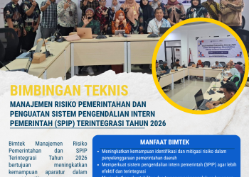 Bimtek Manajemen Risiko Pemerintahan dan Penguatan Sistem Pengendalian Intern Pemerintah (SPIP) Terintegrasi Tahun 2026