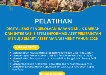 Pelatihan Digitalisasi Pengelolaan Barang Milik Daerah dan Integrasi Sistem Informasi Aset Pemerintah Menuju Smart Asset Management Tahun 2026