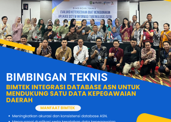 Bimtek Integrasi Database ASN untuk Mendukung Satu Data Kepegawaian Daerah