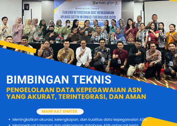 Bimbingan Teknis Pengelolaan Data Kepegawaian ASN yang Akurat, Terintegrasi, dan Aman