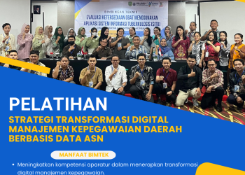 Pelatihan Strategi Transformasi Digital Manajemen Kepegawaian Daerah Berbasis Data ASN