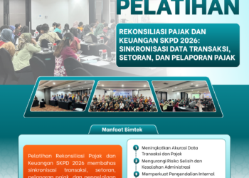 Pelatihan Rekonsiliasi Pajak dan Keuangan SKPD 2026: Sinkronisasi Data Transaksi, Setoran, dan Pelaporan Pajak